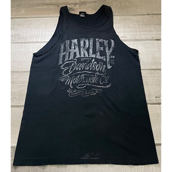 Harley-Davidson Other - Harley Davidson Shirt Adult L Black Australia Graphic Tank Top